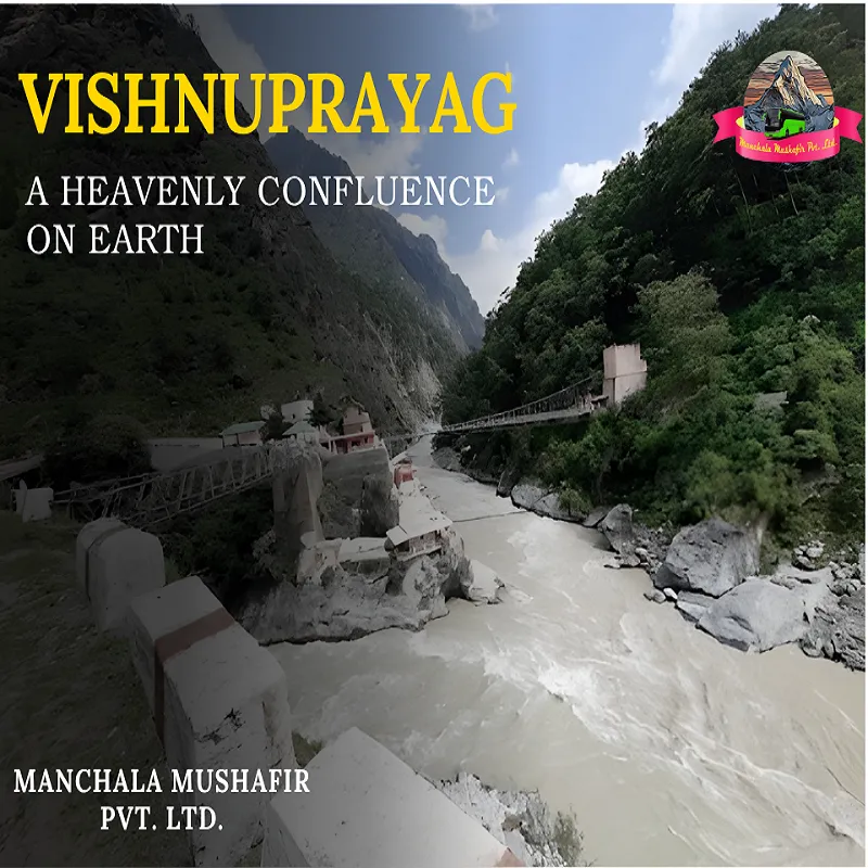 vishnuprayag - the holy confluence of Alaknanda and Dhauliganga